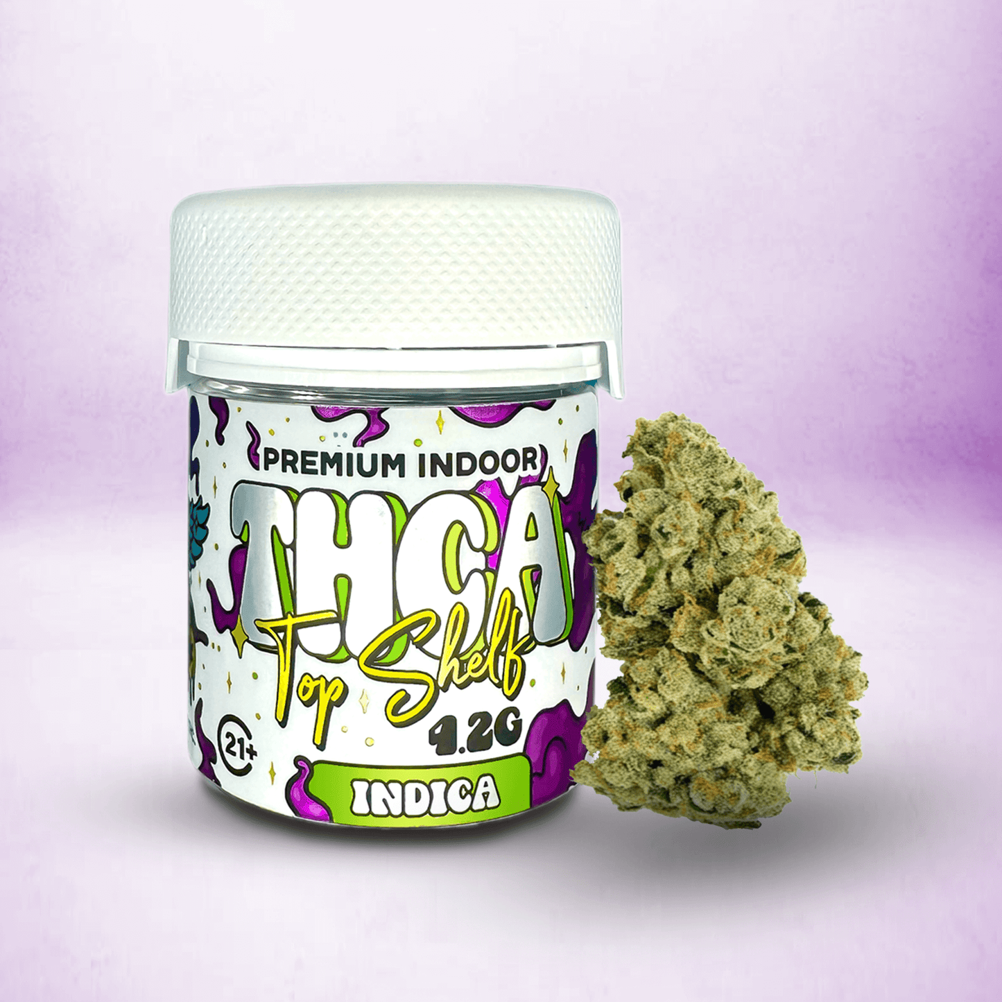 TOP SHELF THCA FLOWER • INDICA • DONNY BURGER