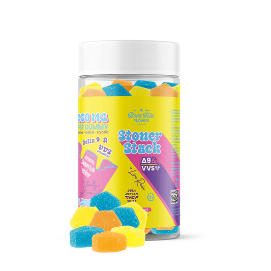 D9 & VVS DIAMONDS • 250MG VEGAN GUMMIES • STONER STACK