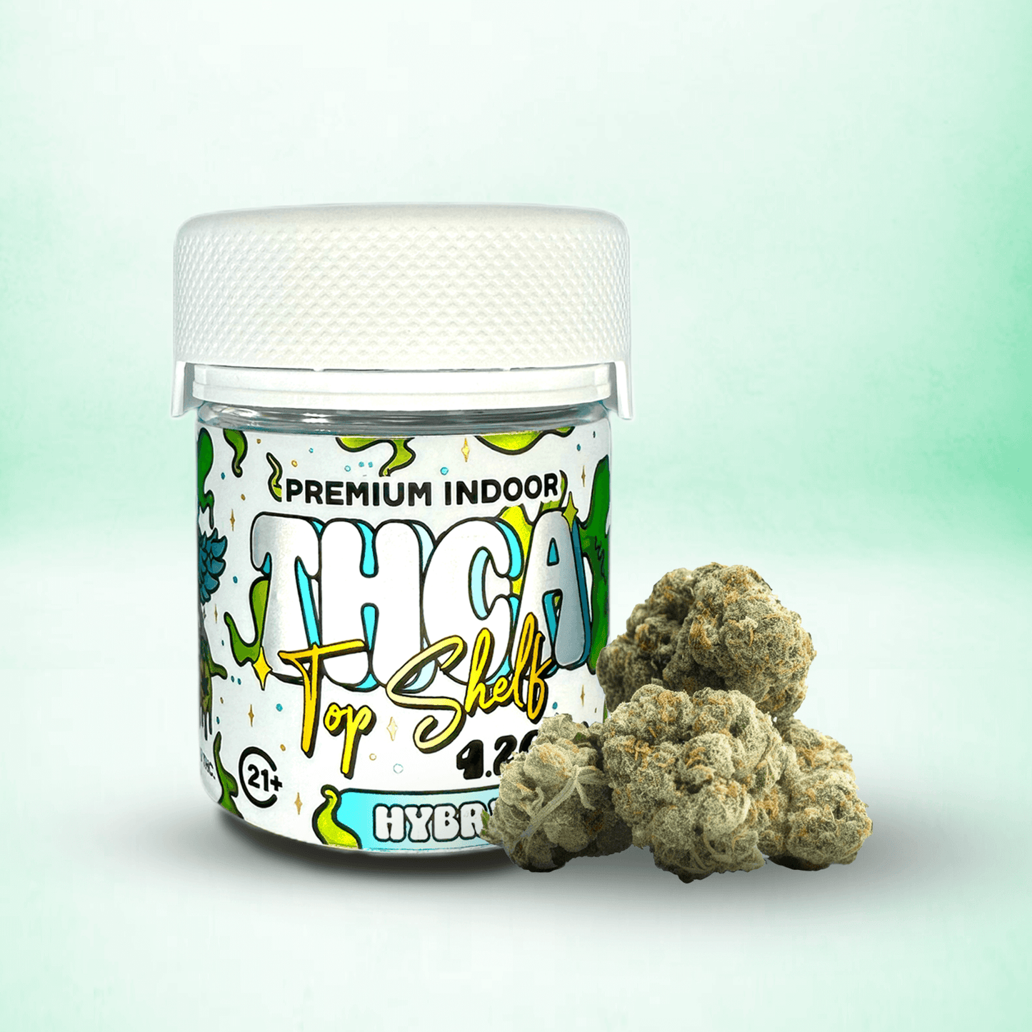 TOP SHELF THCA FLOWER •  HYBRID • THIN MINT