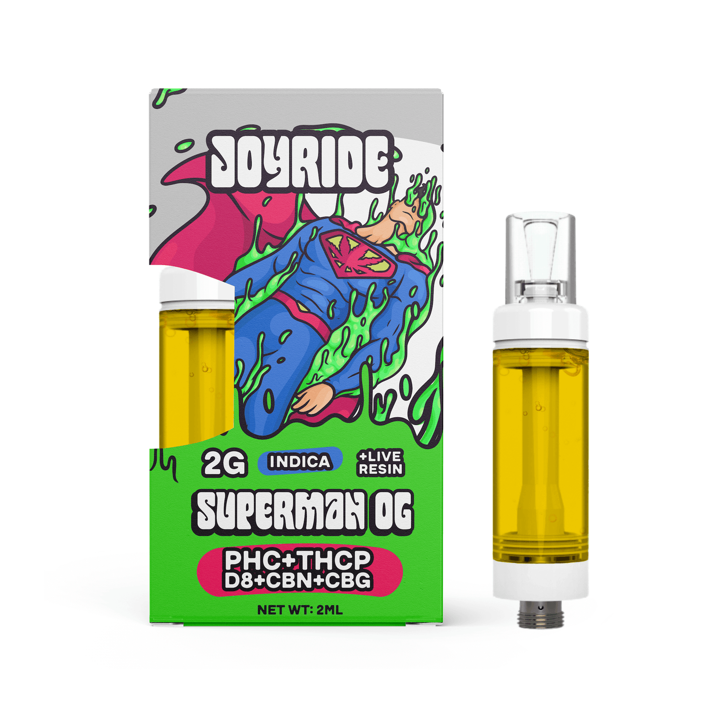 GAME OVER • 2 GRAM CARTRIDGE • SUPERMAN OG